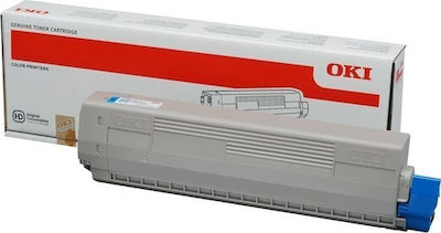 OKI 46443103 Toner Laserdrucker Cyan Hohe Kapazität 10000 Seiten