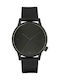 Komono Winston Regal Men's Watch 41mm Battery with Black Leather Strap