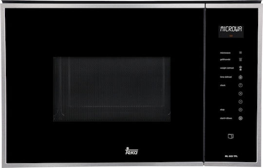 Teka ML 825 TFL 40590640 Built-in Microwave Oven with Grill 25lt Black