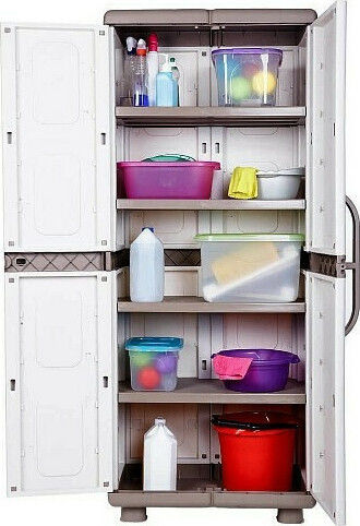 Двукрилен Smart Cabinet Пластмасов 73x44x179 cm Двукрилен Smart Cabinet Пластмасов 73x44x179 cm