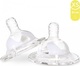 Twistshake Tetine Anticolici X-Small Tetine Din Silicon Cu Flux Mic Pentru 0+ Luni 2 Bucăți