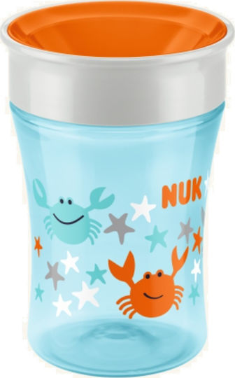 Nuk Baby Cup Magic Cup made of Plastic Blue 250ml for 8m+m+