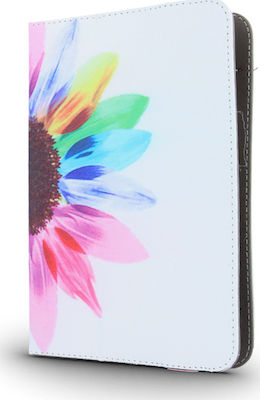 Universal Sunflower Flip Cover Piele artificială Multicolor (Universal 9-10.1" - Universal 9-10.1")