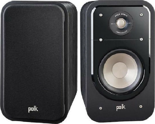 Polk Audio S20 Двойка Hi-Fi Говорители Bookself 125W 2 Брой шофьори Ш21.59xД35.05xВ37.59см. Черен