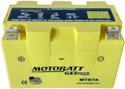 MotoBatt Κλειστού Τύπου Μπαταρία Μοτοσυκλέτας YTX7A-BS / YTZ10S με Χωρητικότητα 7Ah