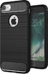 Hurtel Carbon Fibre Brushed Μαύρο (iPhone 8/7 Plus)