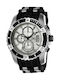 Invicta Pro Diver Battery Chronograph Watch with Rubber Strap Black