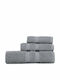 Nef-Nef Homeware Facecloth Status 010678 50x90cm. Grey Weight 500gr/m²