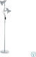 Ideal Lux Polly PT2 Vintage Floor Lamp Height 154x22cm with E27 Lamp Bulb Base Chrome