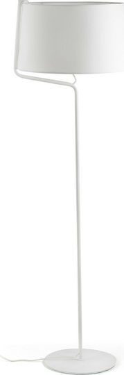 Faro Barcelona Berni Stehlampe Höhe 151xM48cm mit Lampenbirnensockel für E27 Weiß