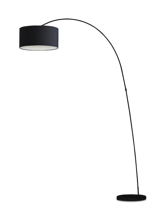 Faro Barcelona Papua Φωτιστικό Δαπέδου Υ200xΜ38εκ. με Ντουί για Λαμπτήρα E27 Μαύρο