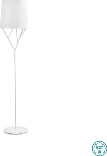 Faro Barcelona Tree Stehlampe Höhe 167,5x36cm mit Lampenbirnensockel E27 Weiß