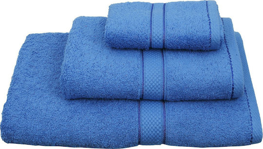Viopros Πετσέτα Χεριών Classic 30x50εκ. Μπλε Βάρους 480gr/m²