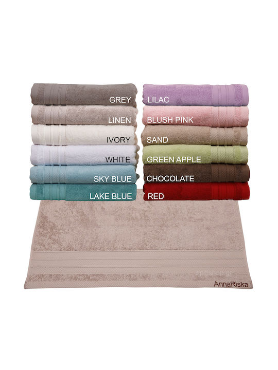 Anna Riska Πετσέτα Χεριών Soft 30x50εκ. Ivory Β...