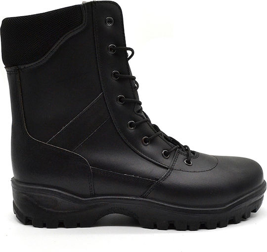 Aeropelma Military Boots Duetto Leather Black