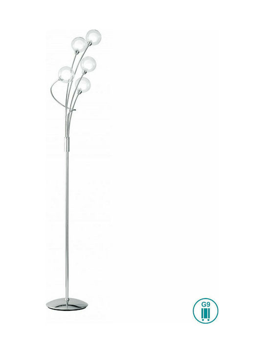 Fan Europe I-Blog-PT5 Floor Lamp H150xW36cm. Silver I-BLOG-PT5