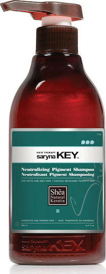 Saryna Key Pure African Shea Neutralizing Pigment Shampoos für Gefärbt Haare 500ml