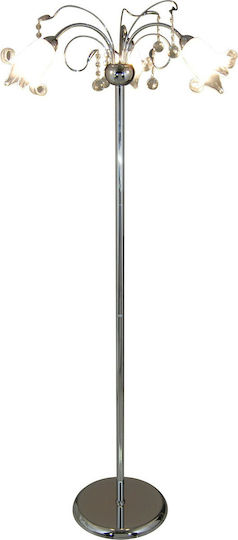 Home Lighting Memo Винтидж Флоресцентна Лампа Височина 160см Хром Home Lighting Memo Винтидж Флоресцентна Лампа Височина 160см Хром