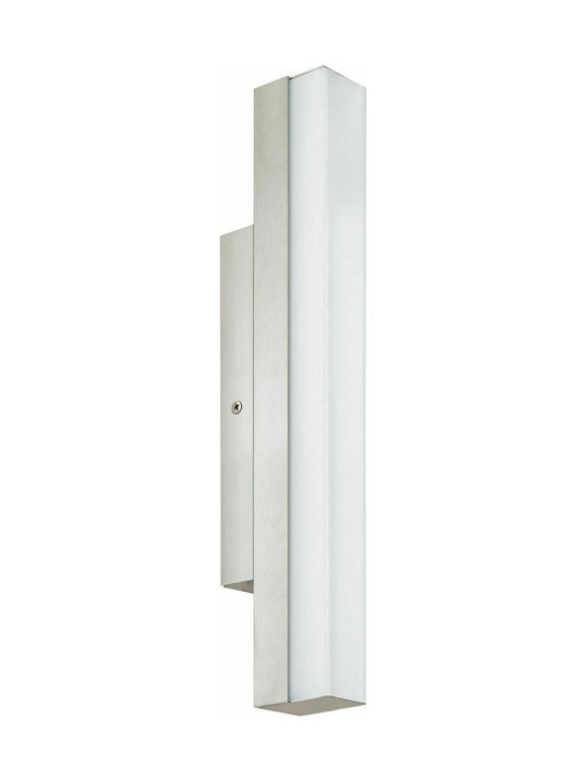 Eglo Torretta Modern Lamp Bathroom with Integrated LED and Natural White Light Silver 37.5x4cm
