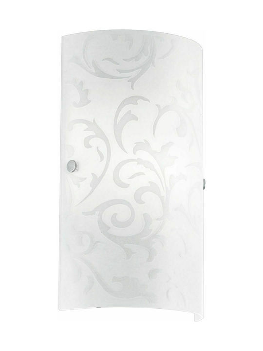 Eglo Amadora Classic Lamp Wall with Socket E14 and Switch White 7.5x18x25cm
