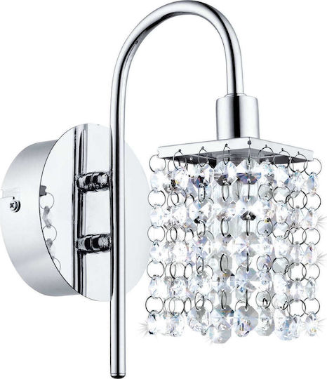Eglo Almonte Vintage Lamp Bathroom with Socket G9 Silver 17x11cm
