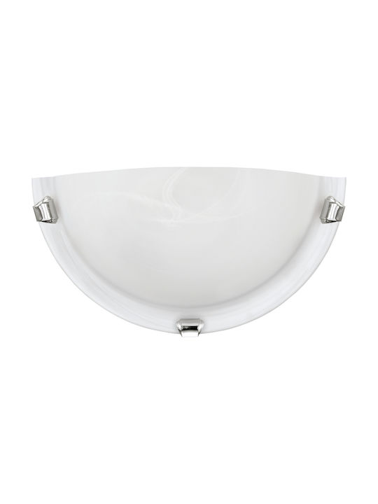 Eglo Salome Classic Wall Lamp with Socket E27 White Width 30cm