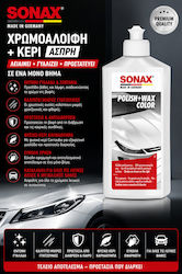 Sonax Color Polish + Wax White 250ml Paint Polishing & Protection