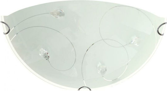 Aca Anya Classic Lamp Wall with Socket E27 White 30cm