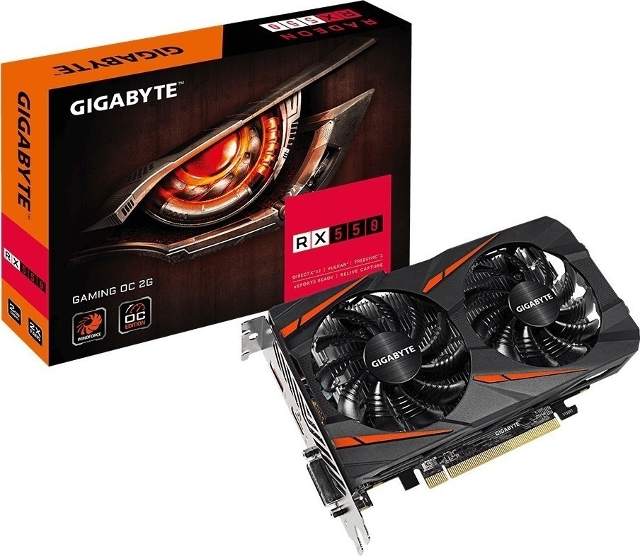 Gigabyte Radeon RX 550 2GB Gaming OC (GV-RX550GAMING OC-2GD) - Skroutz.gr