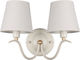 Aca Classic Lamp Wall with Socket E14 White 34cm