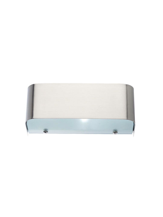 Aca Modern Leuchte Wand mit Fassung G9 Silber 9cm