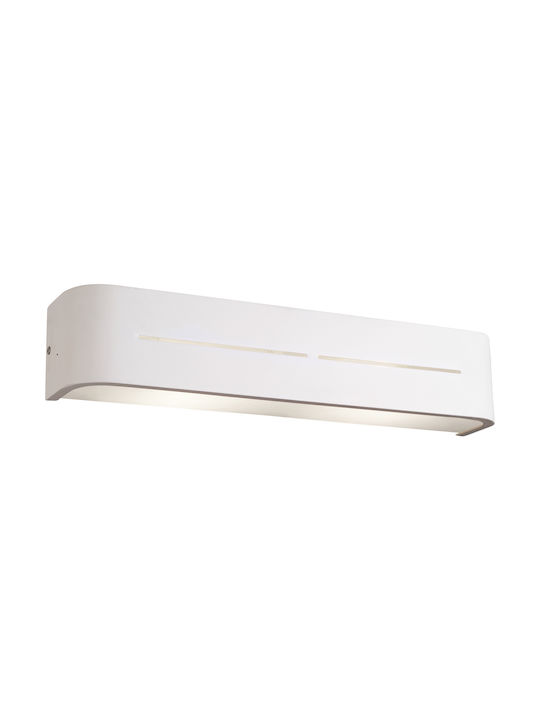 Viokef Terry Modern Wall Lamp with Socket E14 White Width 40cm