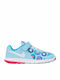 Flex Experience Flex Experience 5 Print PS Kids Sports Shoes Running with Hoop & Loop Closure Light Blue