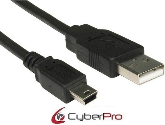 CyberPro USB 2.0 Cable USB-A male - mini USB-B male 1m (CP-UN10)