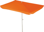 Summer Club Bahamas I Strandsonnenschirm Orange Durchmesser 1.6m mit UV-Schutz Orange