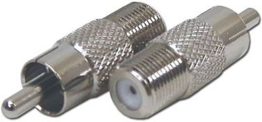 Anga Konverter RCA männlich zu F-Stecker weiblich 1Stück 271-123