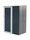 Depozit de Grădină Metalic Galvanizat Joy Gri M1.43xL0.89xÎ1.86m
