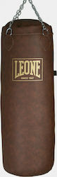 Leone Vintage Punga sintetică Punga de box 40kg cu înălțimea 120cm Maro Leone Vintage Punga sintetică Punga de box 40kg cu înălțimea 120cm Maro