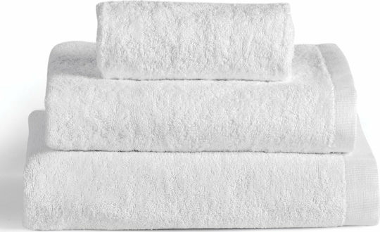 Kentia Πετσέτα Προσώπου Brand 50x100εκ. Snow Βάρους 600gr/m²