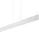 Ideal Lux Desk SP1 Pendant Light LED Rail with Warm White Light White