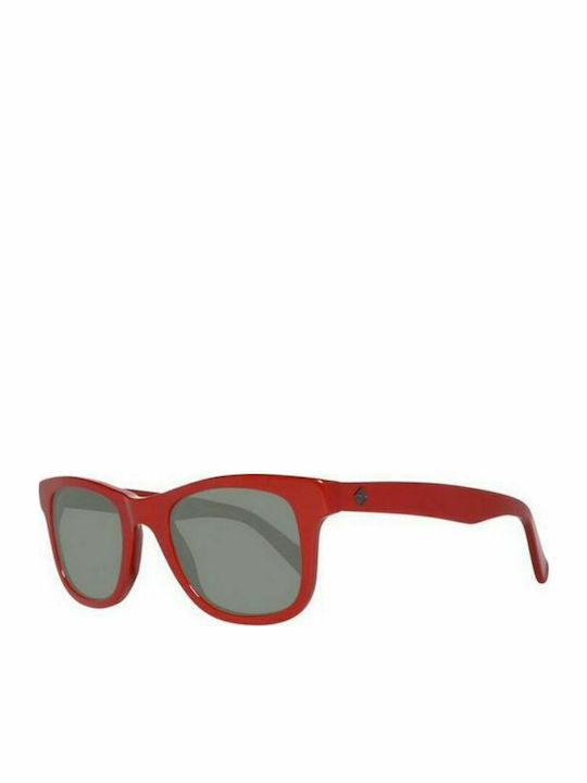 Gant Women's Sunglasses with Red Plastic Frame and Gray Lens RD3P