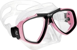 CressiSub Μάσκα Θαλάσσης Silicone Focus Clear Transparent/Pink in Pink color DS241040