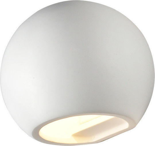 Sun Light Classic Lamp Wall with Socket G9 White 15x11.5x15cm