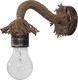 Heronia UT-25AP Rope Vintage Wall Lamp with Socket E27 Brown Width 15cm