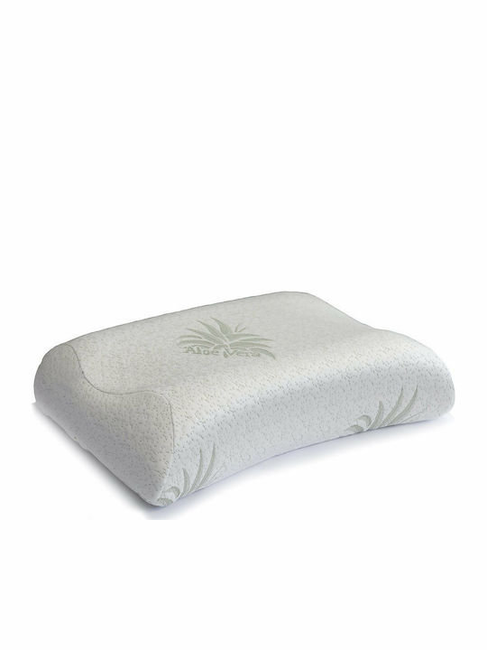 Alfa Care Deluxe Orthopedic Aloe Vera Μαξιλάρι Ύπνου Memory Foam Ανατομικό 40x55x11cm