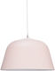 Aca Pendant Light Pink Bell with Socket E27 40x120cm