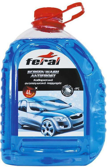 Feral Anti-freeze Windshield Cleaner -9°C Cleaner Liquid Car Windows 4lt