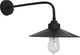 Heronia AS-151AP Vintage Φωτιστικό Τοίχου με Ντουί E27 Μαύρο 24x24εκ.