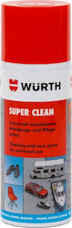 Wurth Spray Cleaning for Body , Exterior Plastics and Interior Plastics - Dashboard Super Clean 400ml