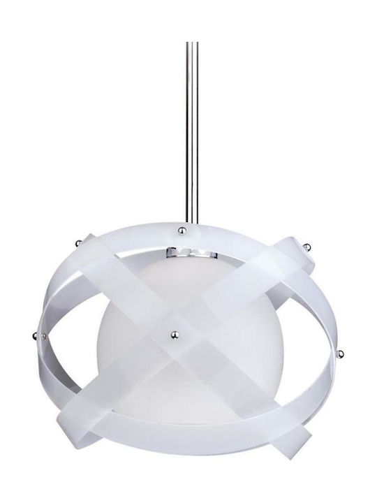 Oktay Matrix Pendant Light Single-Light Grid White